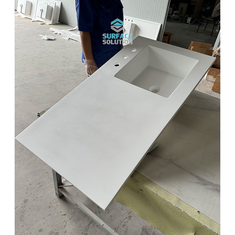 solid surface kitchen countertops