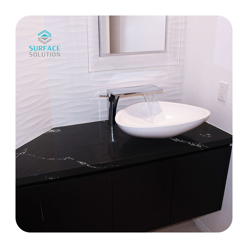solid surface shower wall