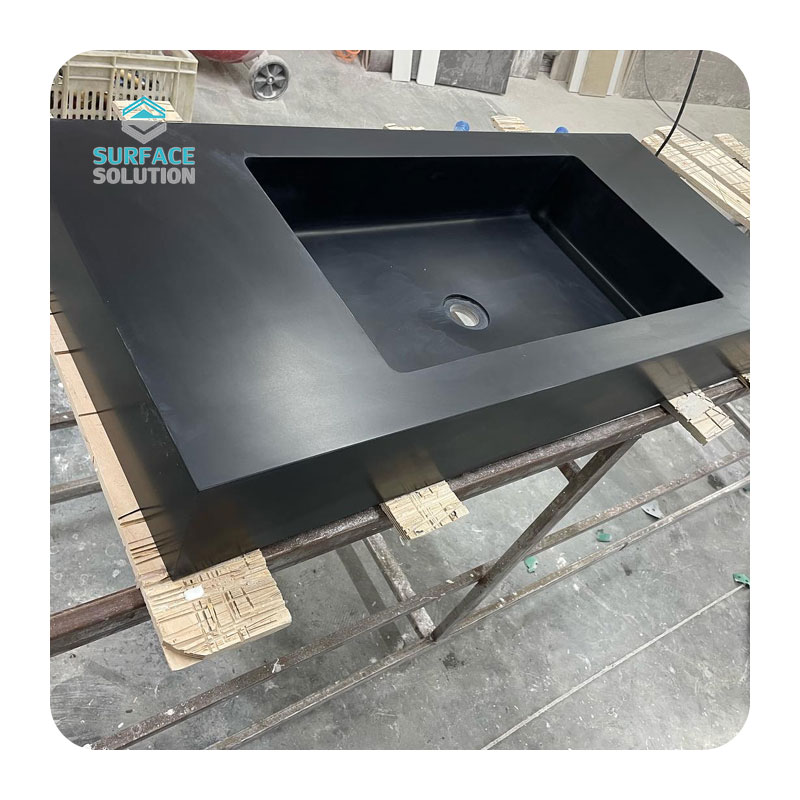 solid surface vanity tops for bathrooms